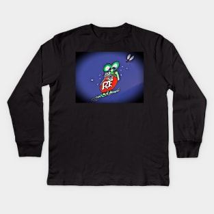 Rat Fink Fun. Kids Long Sleeve T-Shirt